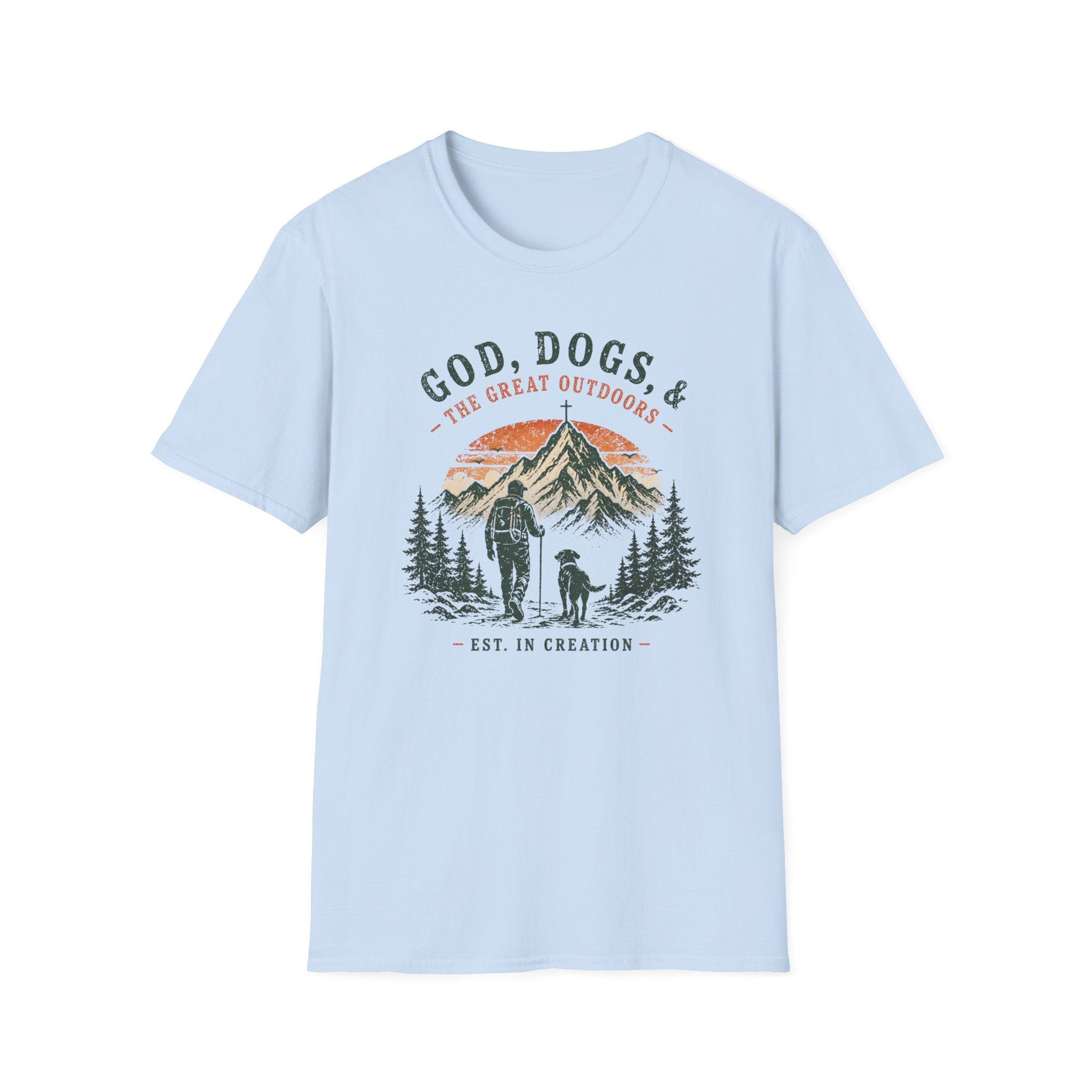 God Dogs and Great Outdoors No Borders T-Shirt