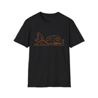 Bigfoot Pulling Camper T-Shirt