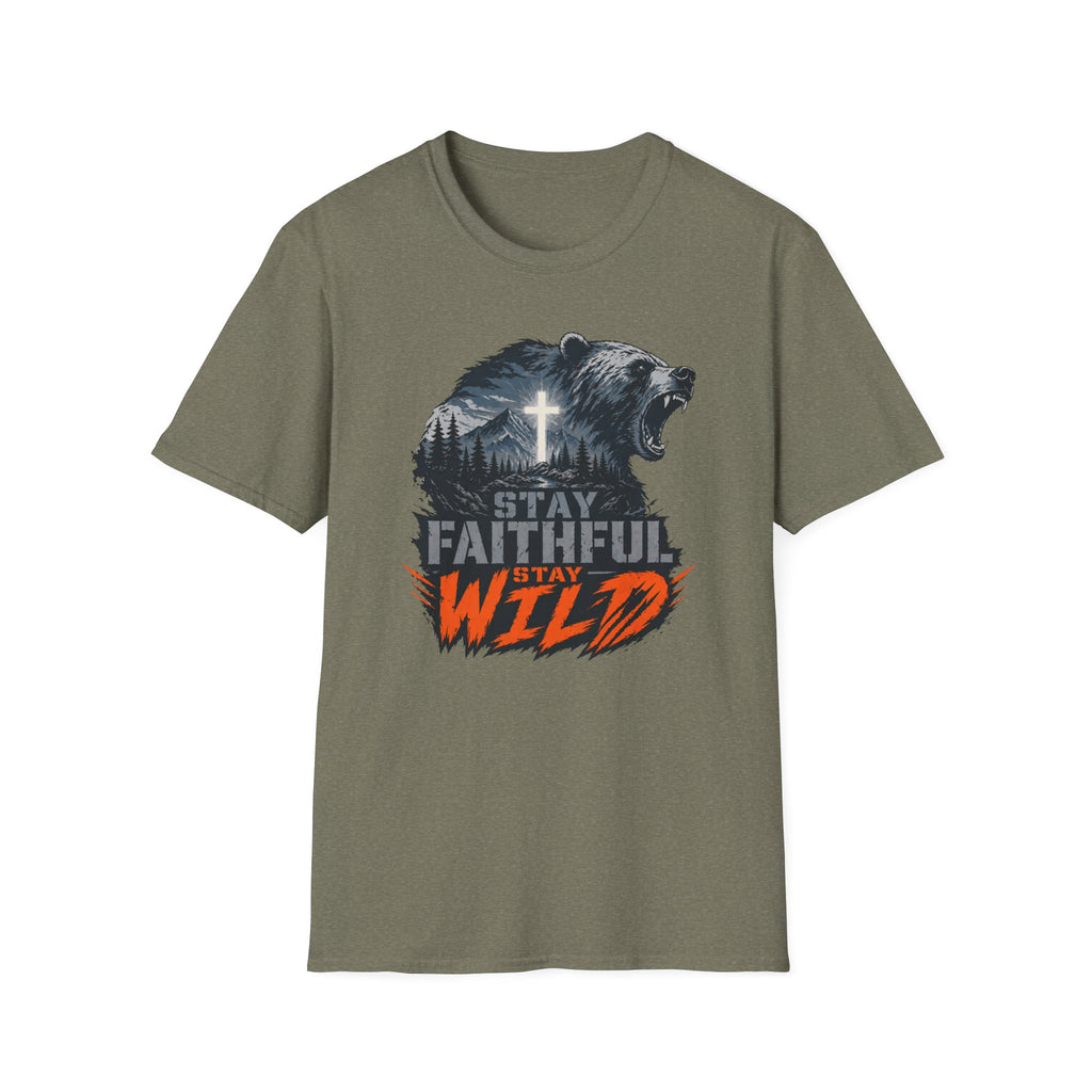 Stay Faithful Stay Wild Bear T-Shirt
