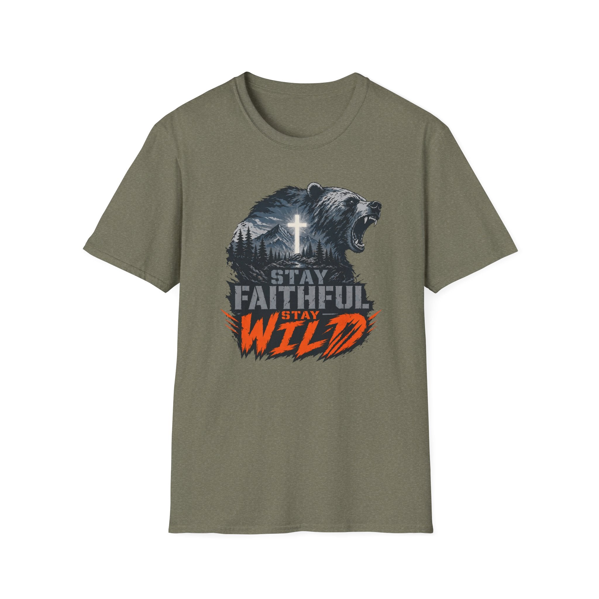 Stay Faithful Stay Wild Bear T-Shirt