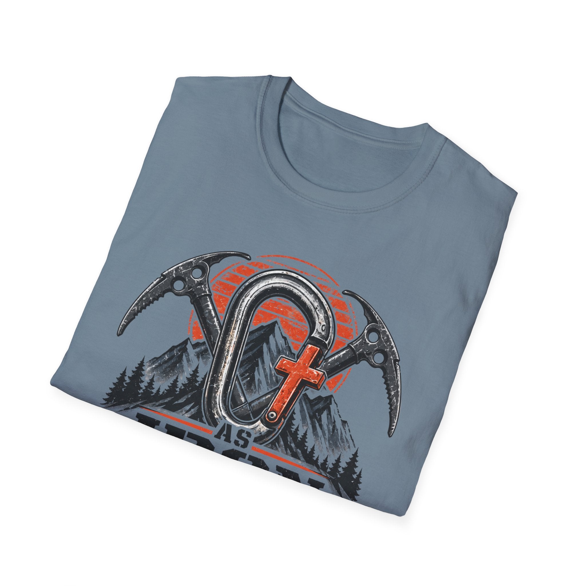 Iron Sharpens Iron Mountain Carabiner T-Shirt
