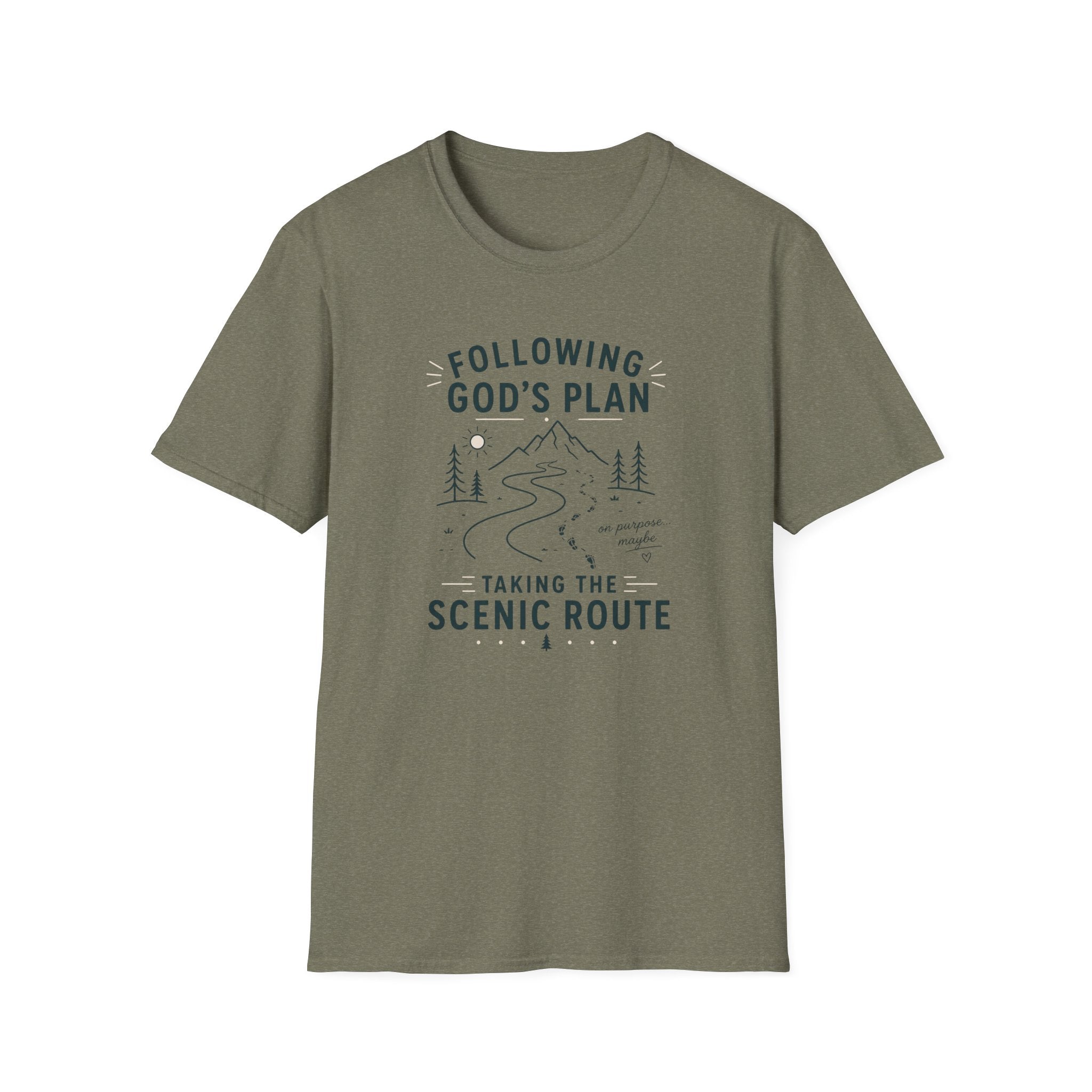 Following Gods Plan Scenic Route T-Shirt