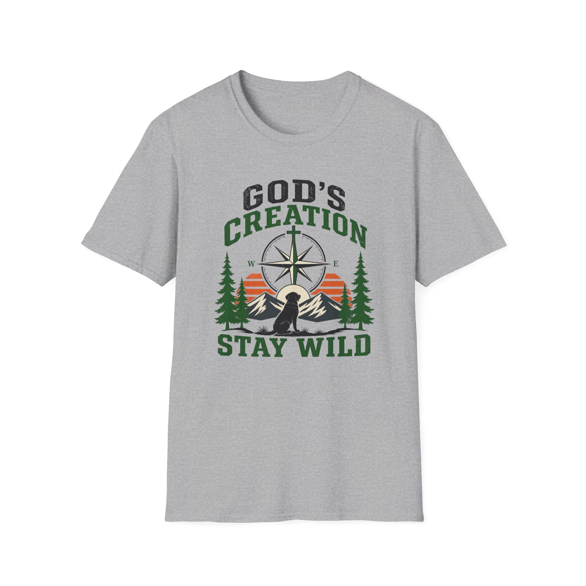 Gods Creation with Dog Compass T-Shirt