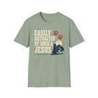 Easily Distracted Dogs & Jesus T-Shirt