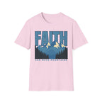 Faith Can Move Mountains Block T-Shirt