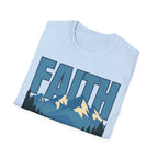 Faith Can Move Mountains Block T-Shirt