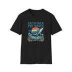 Whale Faith Over The Waves T-Shirt