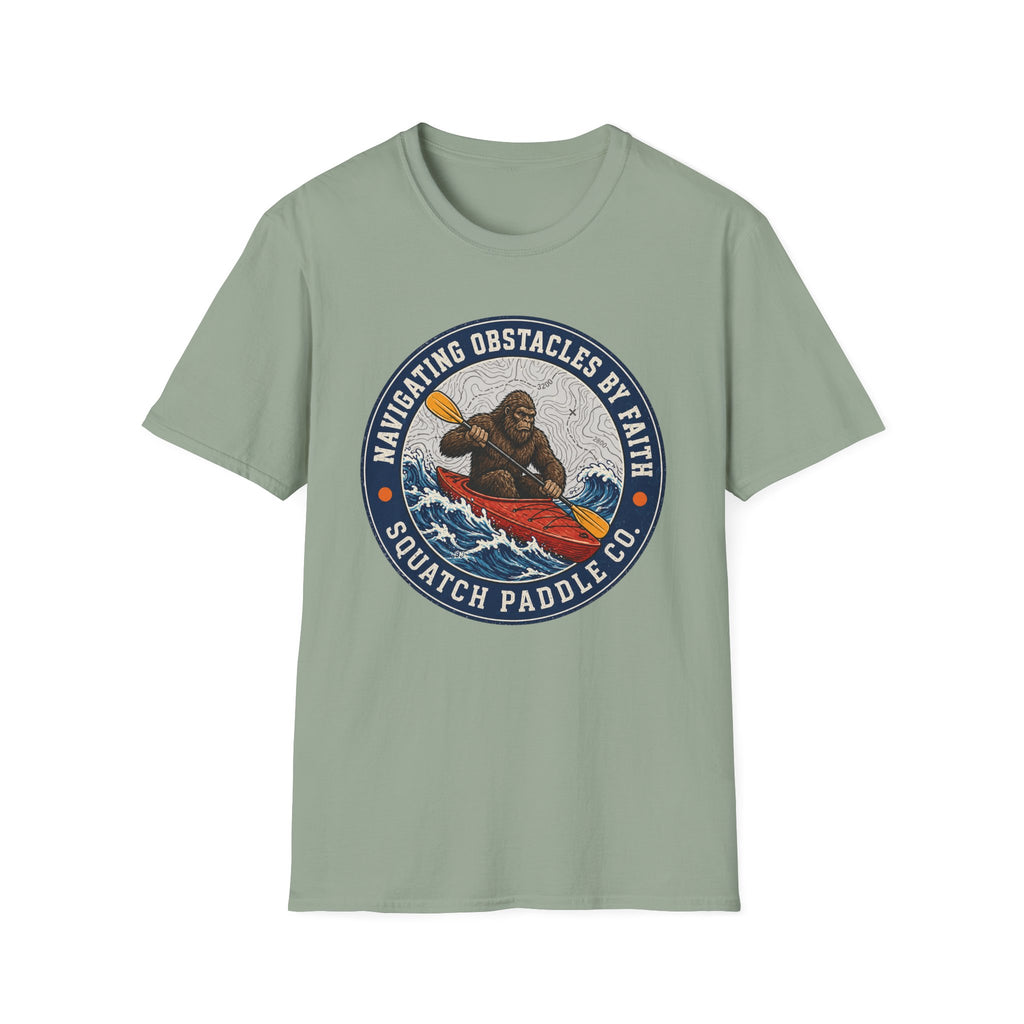 Navigating Obstacles Squatch Paddle Co T-Shirt