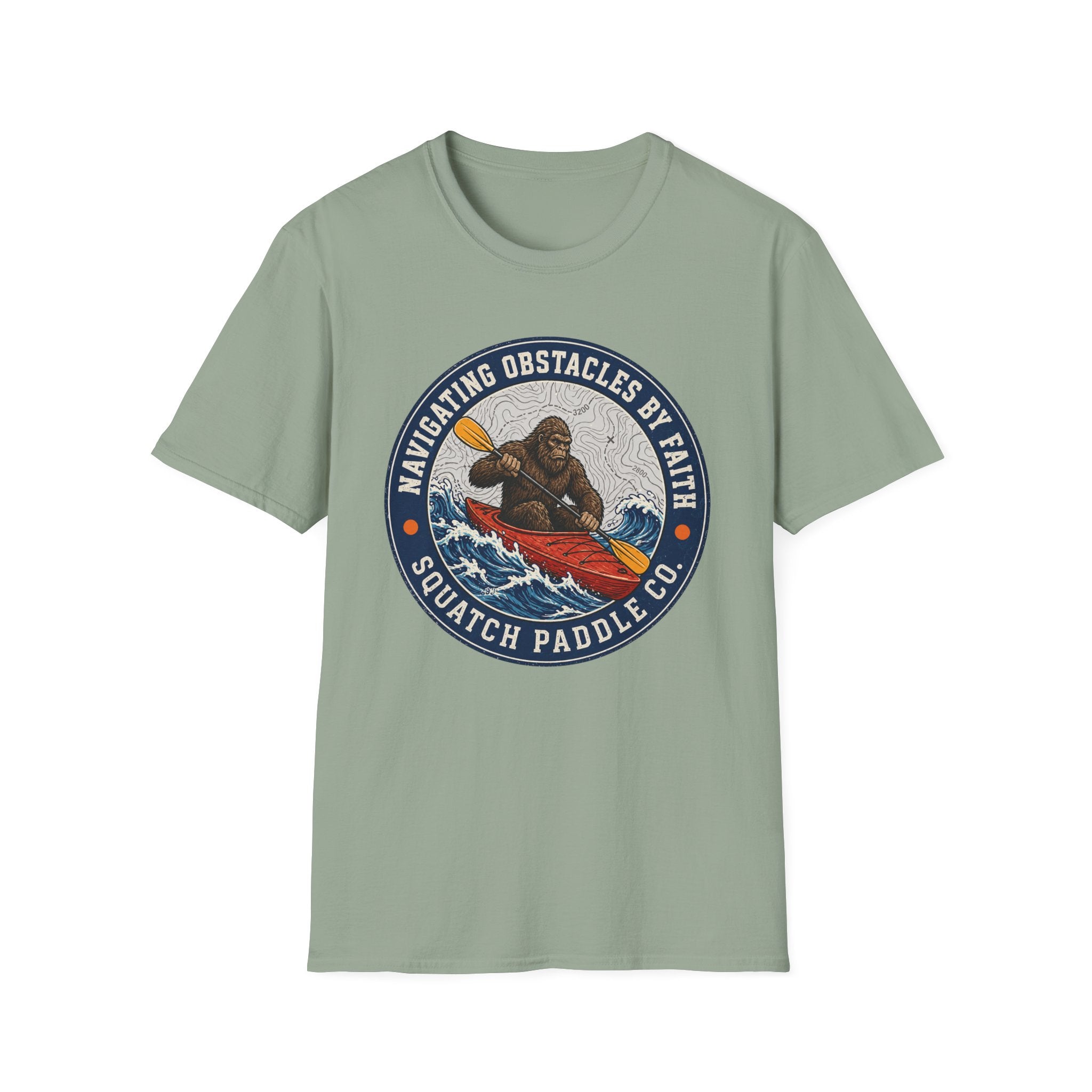 Navigating Obstacles Squatch Paddle Co T-Shirt