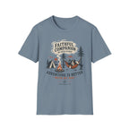 Faithful Companion Dog in Hammock T-Shirt