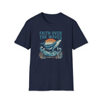 Whale Faith Over The Waves T-Shirt