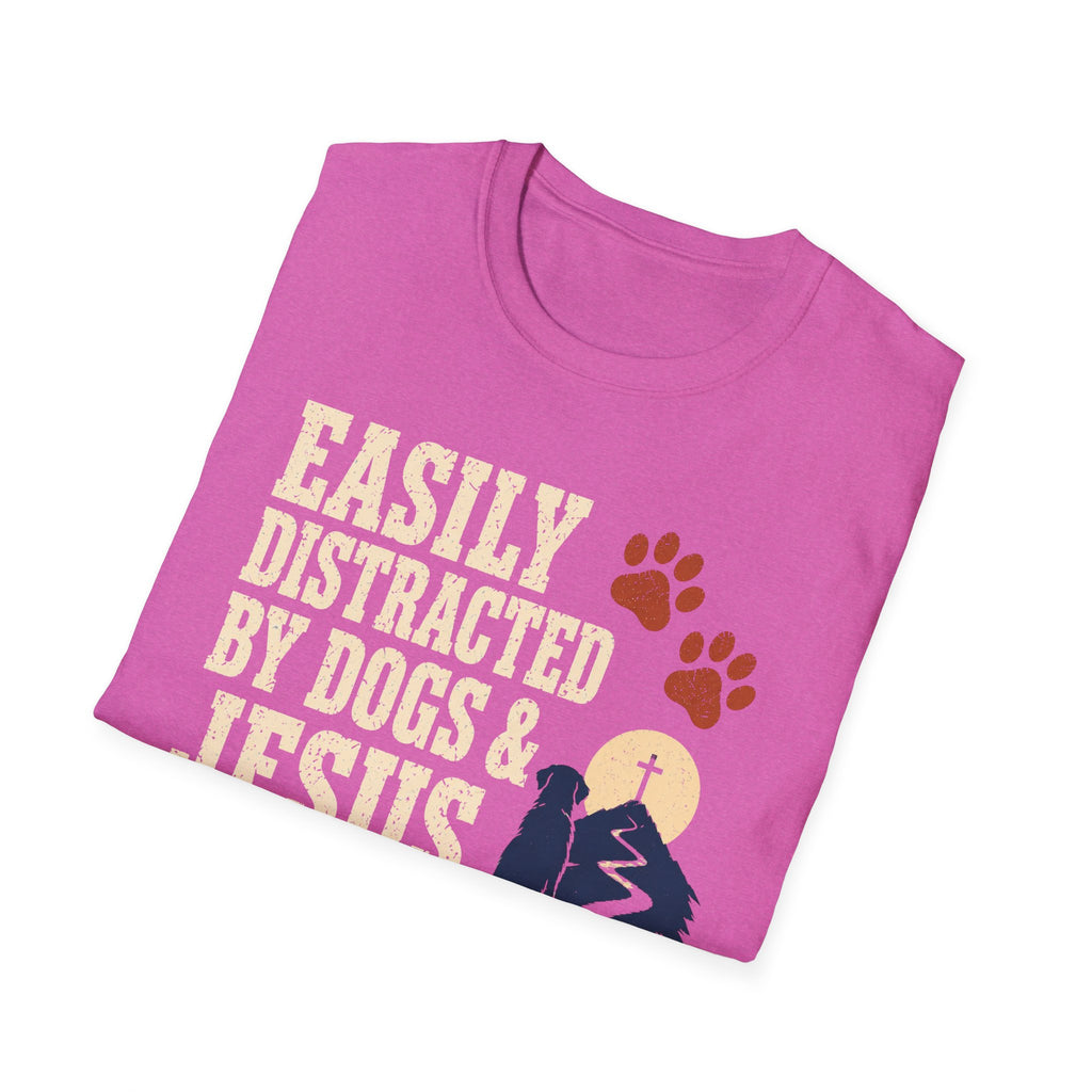 Easily Distracted Dogs & Jesus T-Shirt