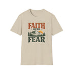 Faith Over Fear Rugged Mountain T-Shirt