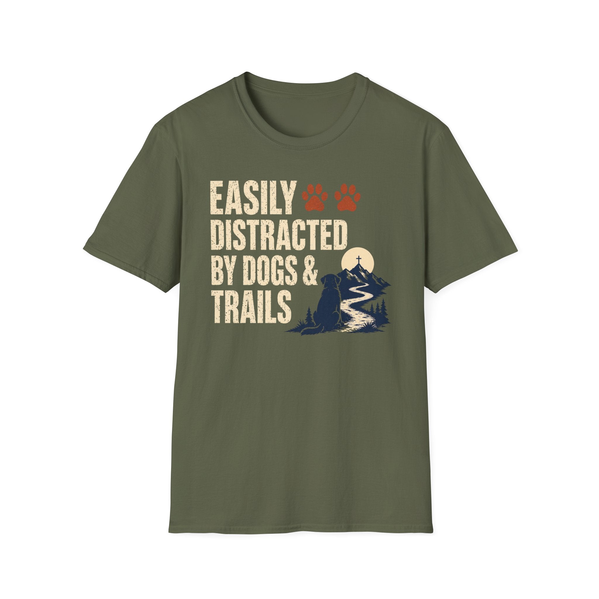 Easily Distracted Dogs & Trails T-Shirt