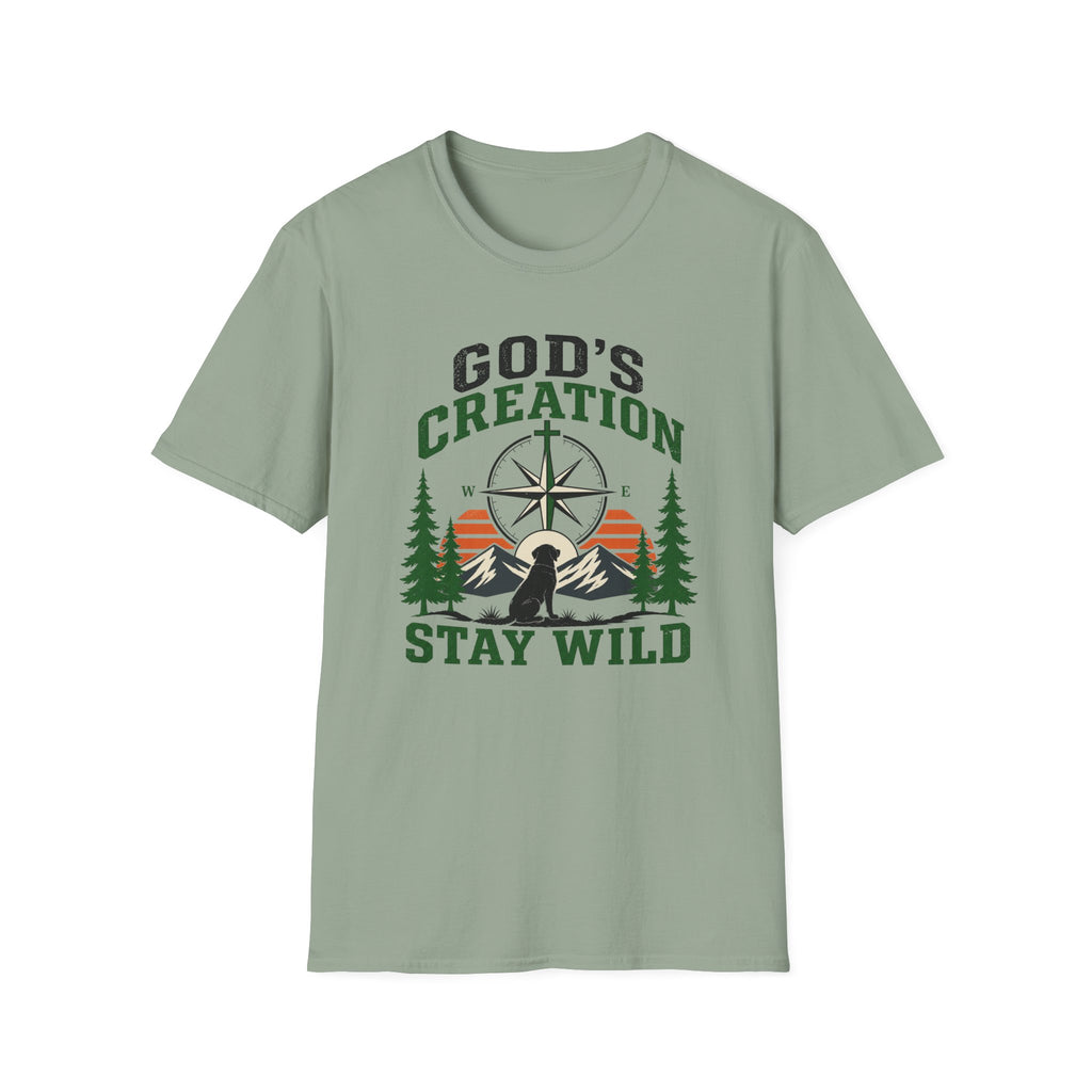 Gods Creation with Dog Compass T-Shirt