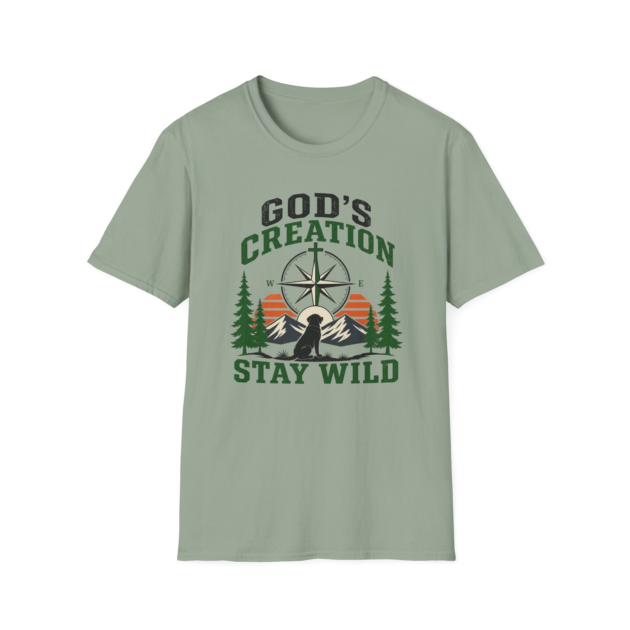 Gods Creation with Dog Compass T-Shirt
