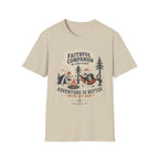 Faithful Companion Dog in Hammock T-Shirt
