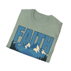 Faith Can Move Mountains Block T-Shirt