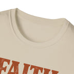 Faith Over Fear Rugged Mountain T-Shirt