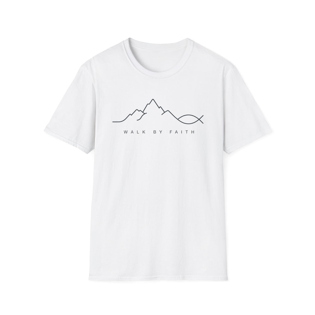 Walk By Faith Line Art T-shirt