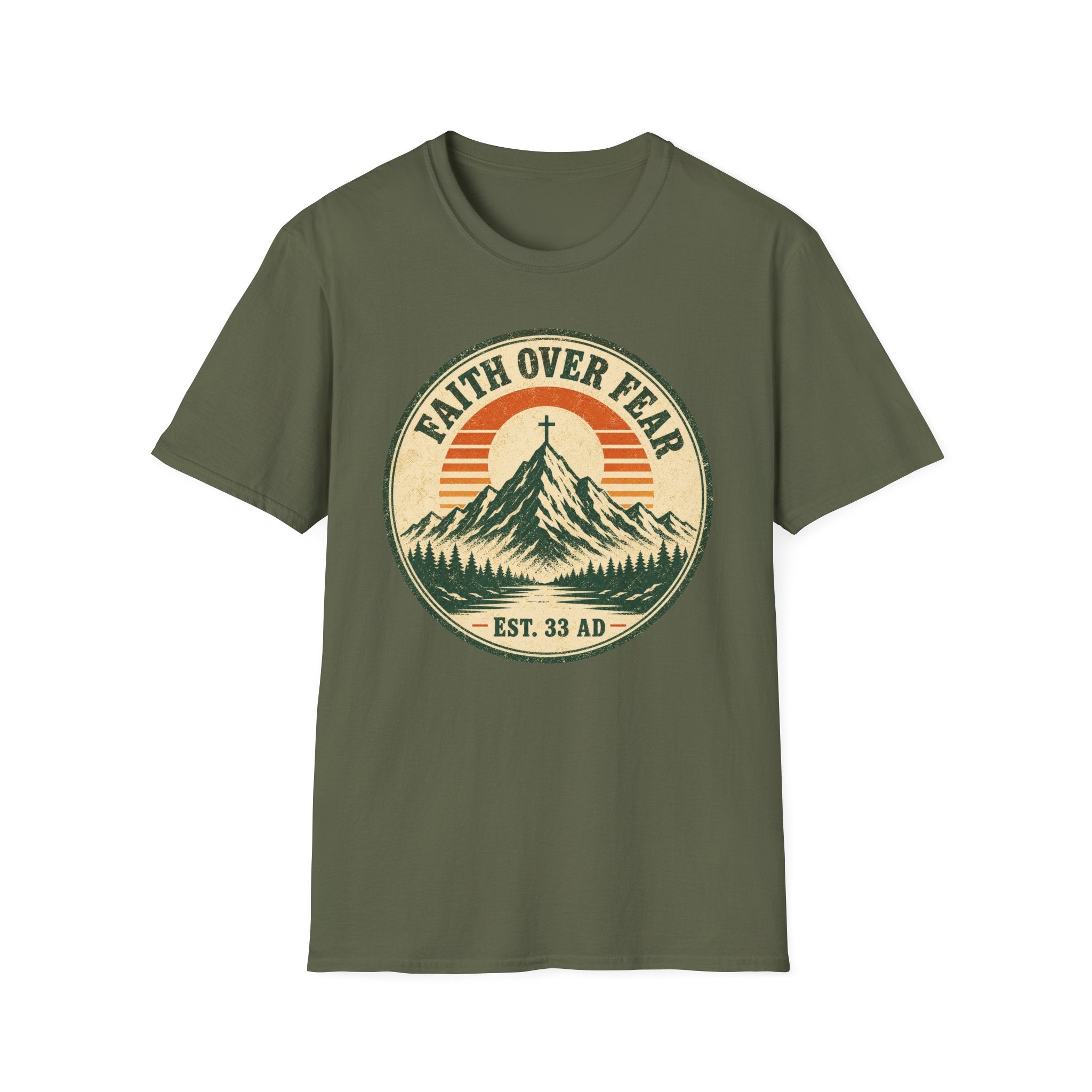 Faith Over Fear Est 33 AD T-Shirt