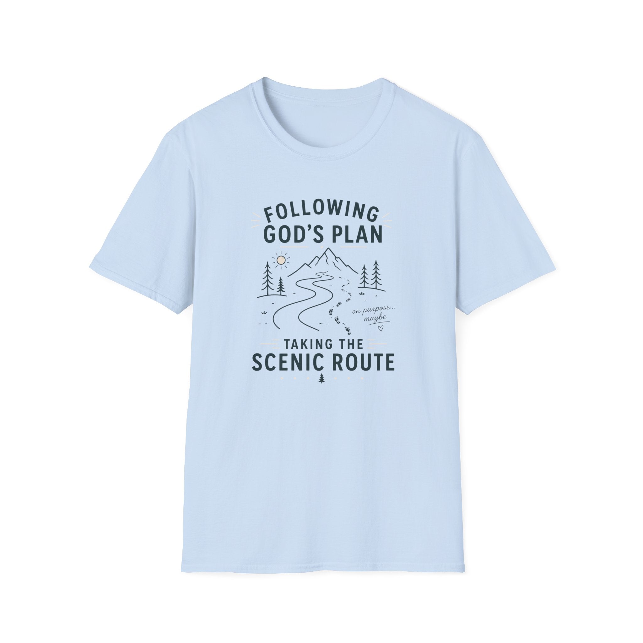 Following Gods Plan Scenic Route T-Shirt