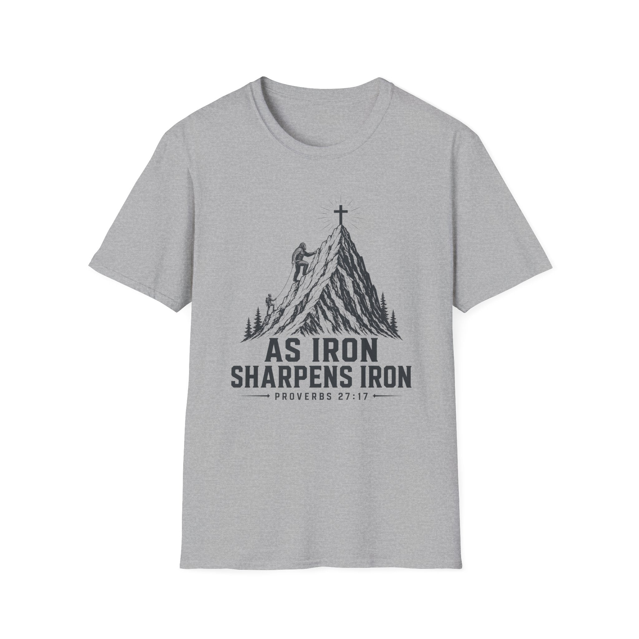 As Iron Sharpens Iron Bigfoot Mtn T-Shirt