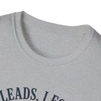 He Leads I Follow Dog with Man T-Shirt