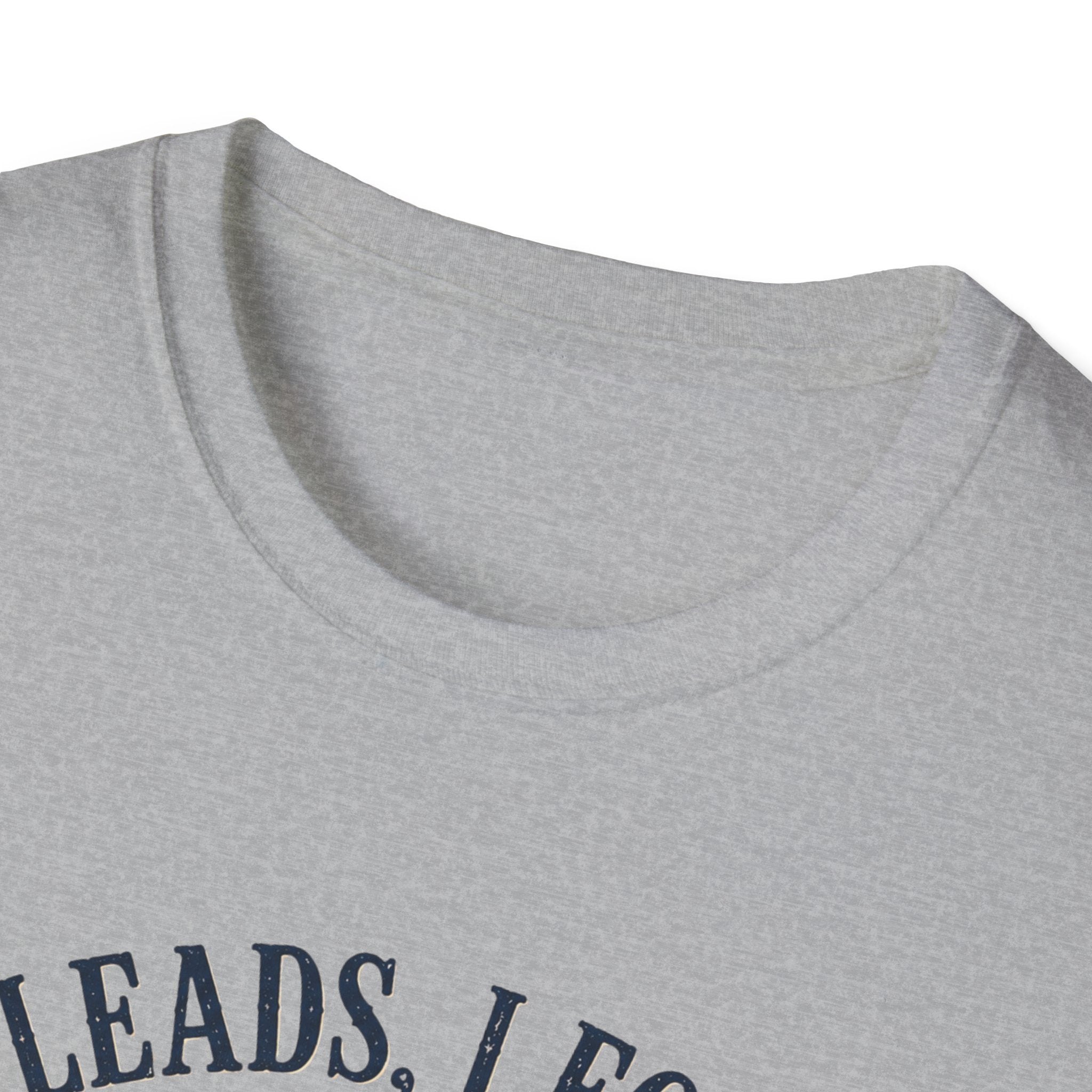 He Leads I Follow Dog with Man T-Shirt