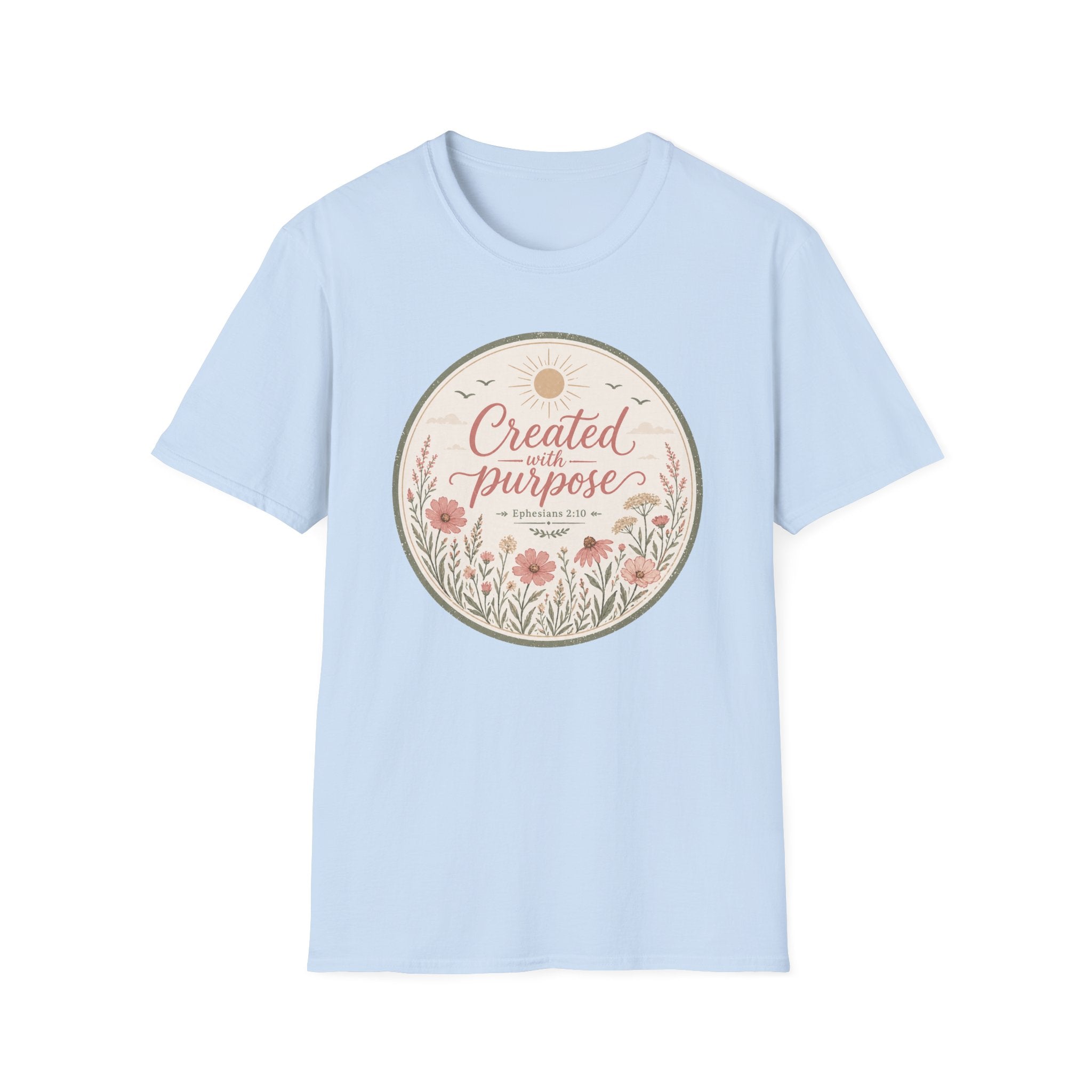 Created with Purpose Badge T-Shirt
