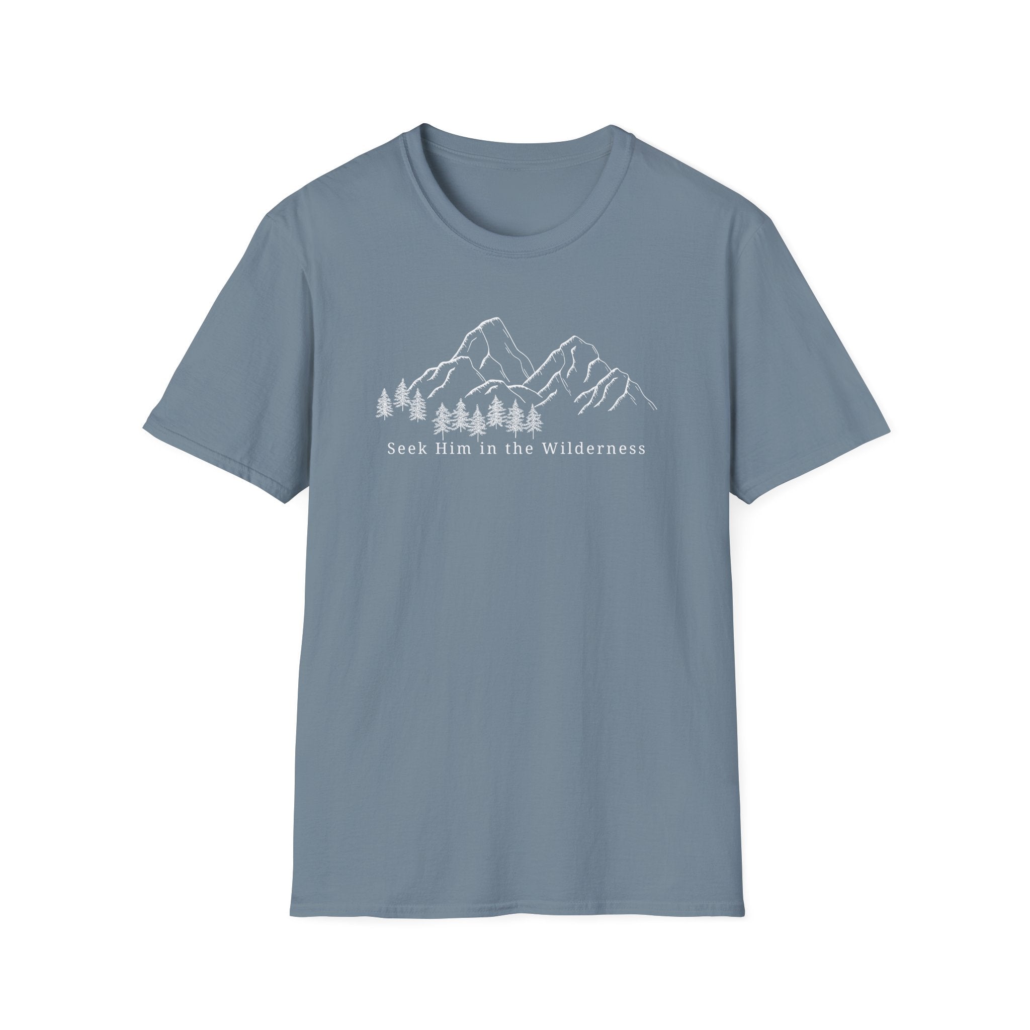 Seek Him In The Wilderness White T-Shirt