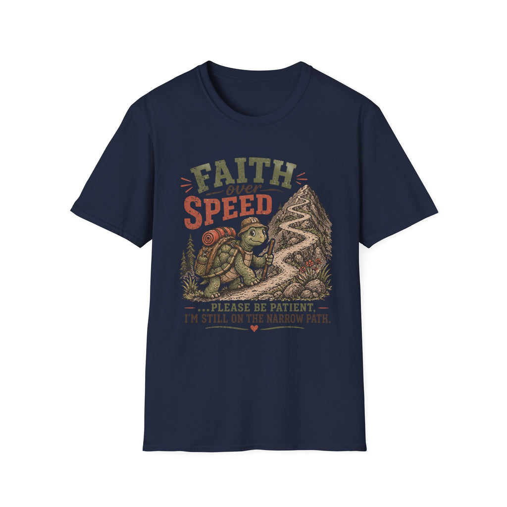 Faith Over Speed Turtle T-Shirt