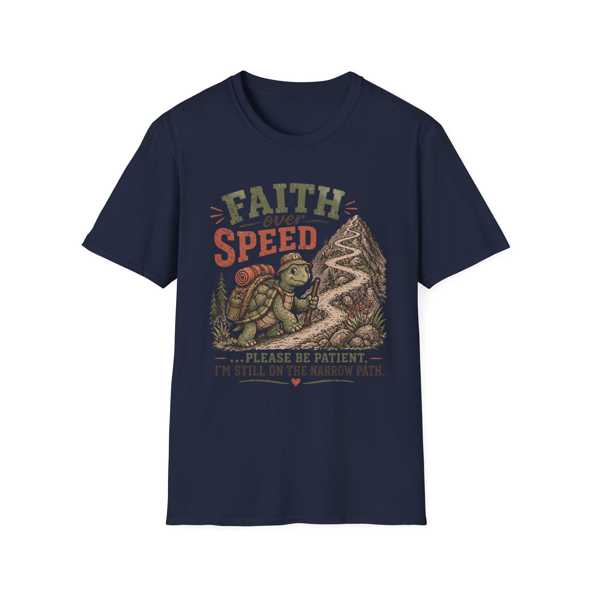 Faith Over Speed Turtle T-Shirt