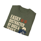 Easily Distracted Dogs & Trails T-Shirt