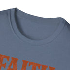 Faith Over Fear Rugged Mountain T-Shirt