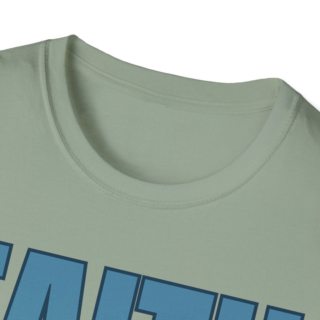 Faith Can Move Mountains Block T-Shirt