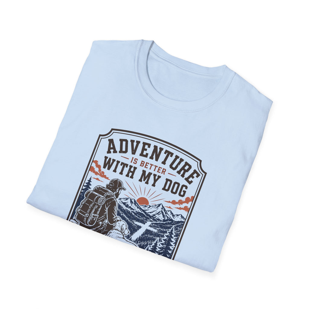 Adventure Is Better With My Dog Badge T-Shirt
