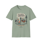 Faithful Companion Dog in Hammock T-Shirt