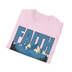 Faith Can Move Mountains Block T-Shirt