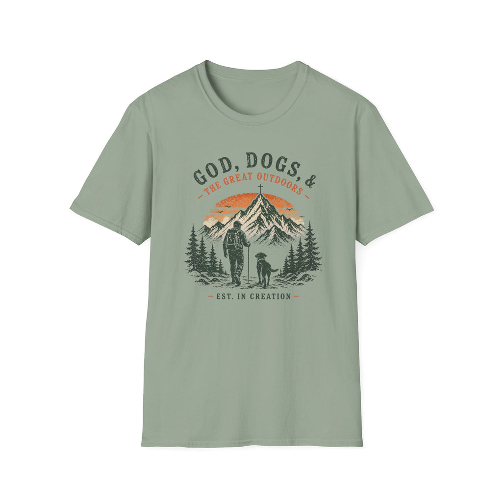 God Dogs and Great Outdoors No Borders T-Shirt