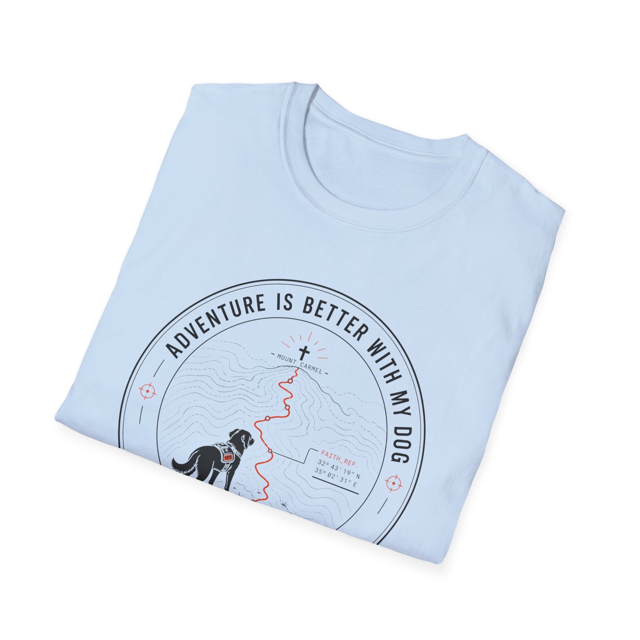 Adventure Is Better With My Dog Circle T-Shirt — Hiking Dog Lover Tee