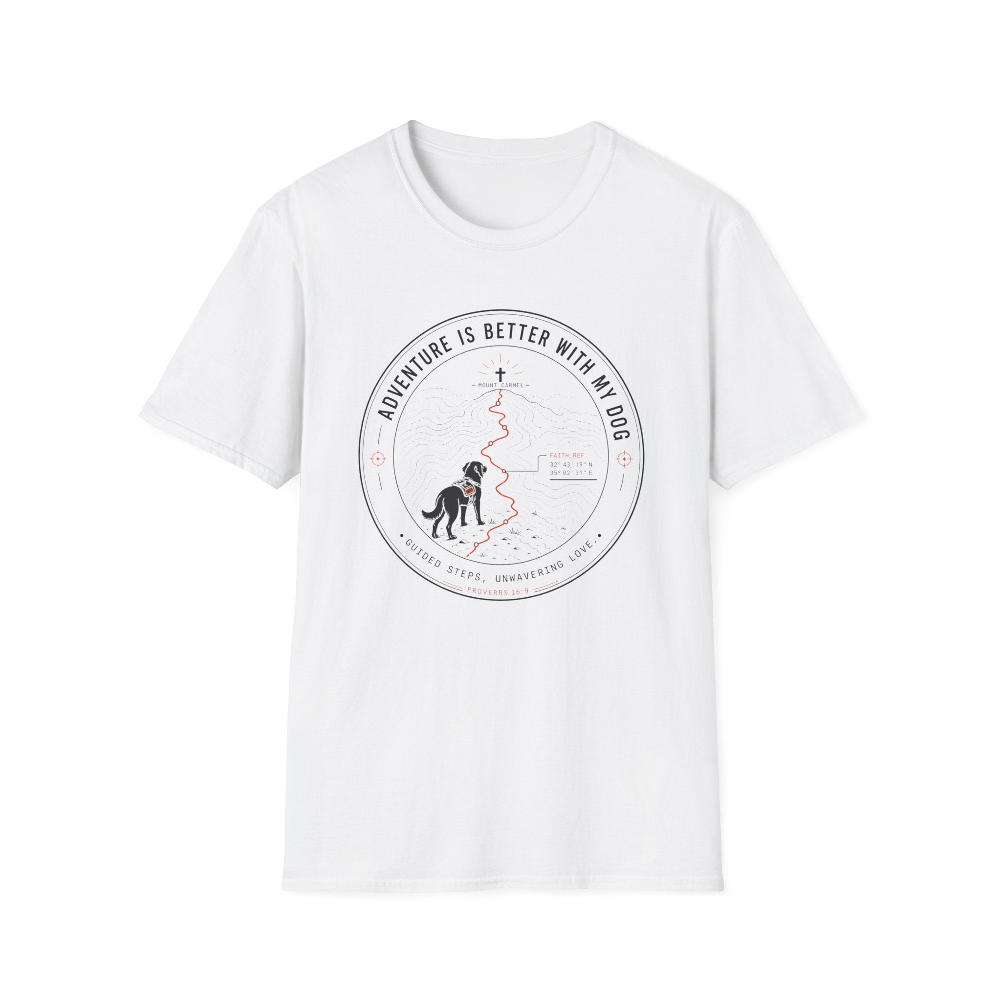 Adventure Is Better With My Dog Circle T-Shirt — Hiking Dog Lover Tee
