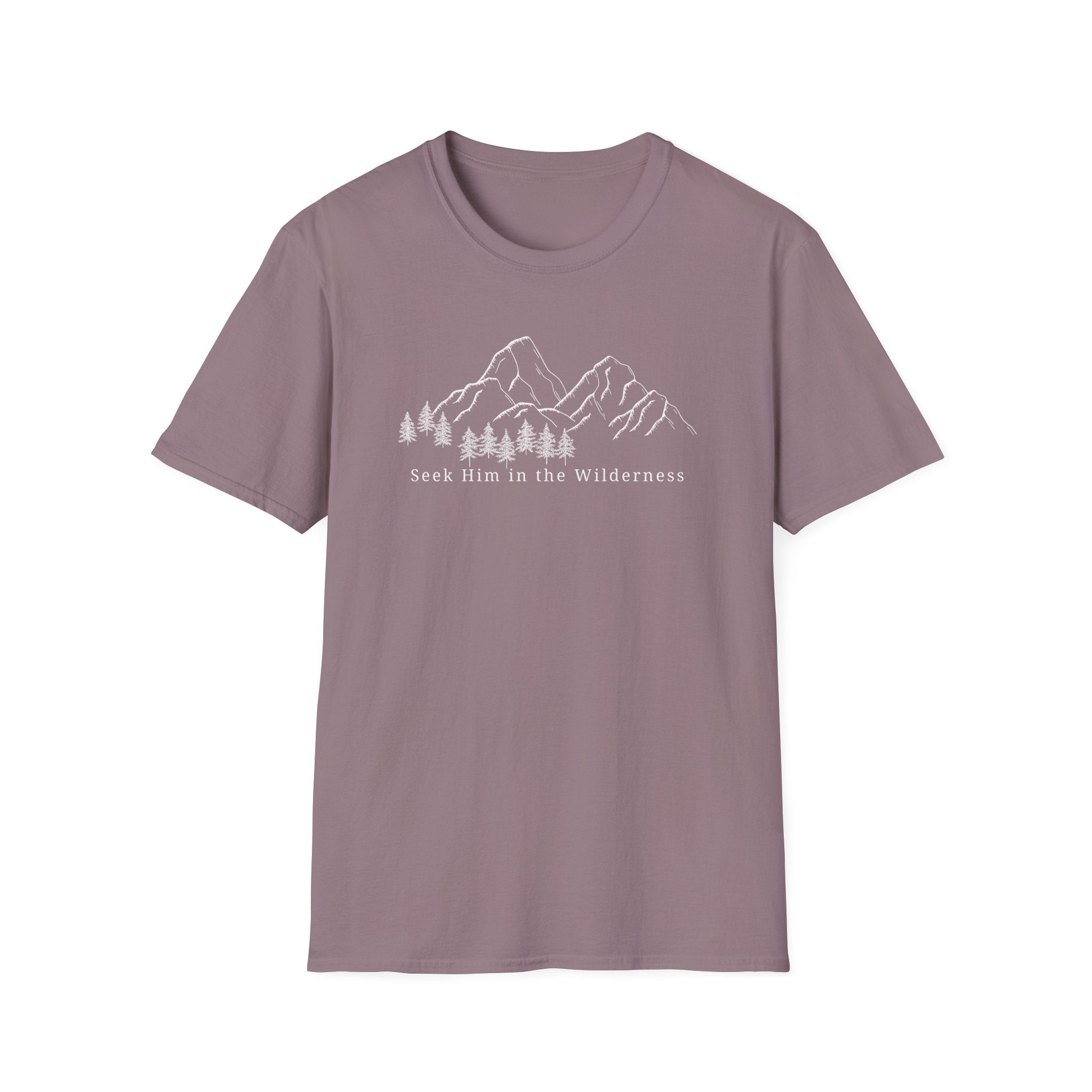 Seek Him In The Wilderness White T-Shirt