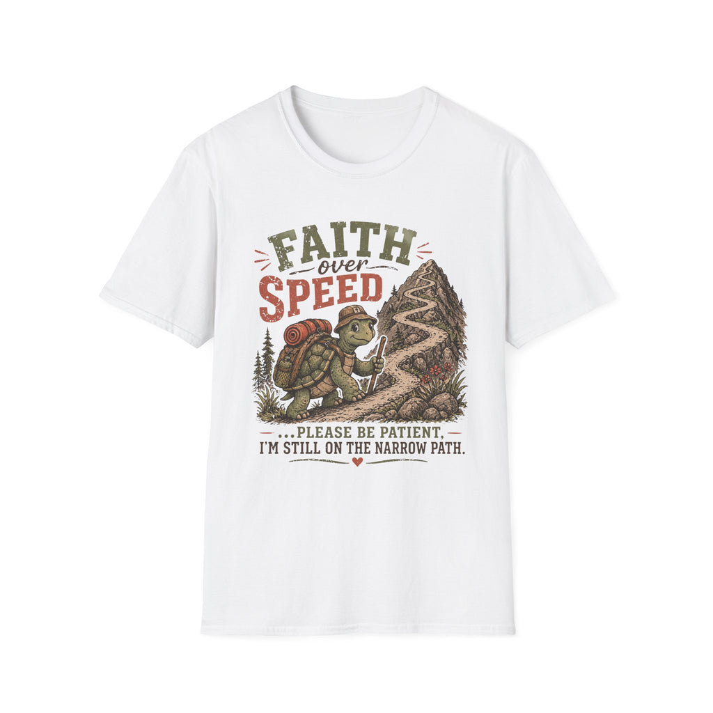 Faith Over Speed Turtle T-Shirt