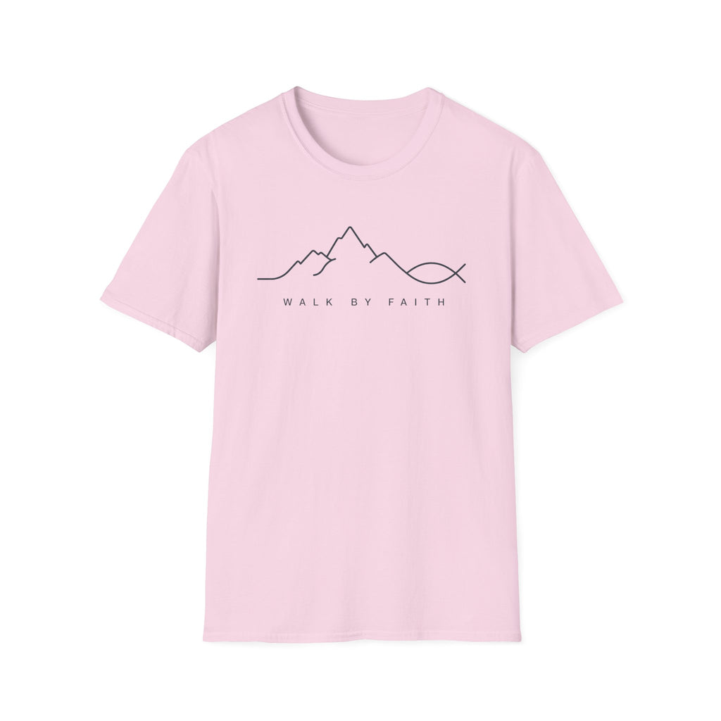 Walk By Faith Line Art T-shirt