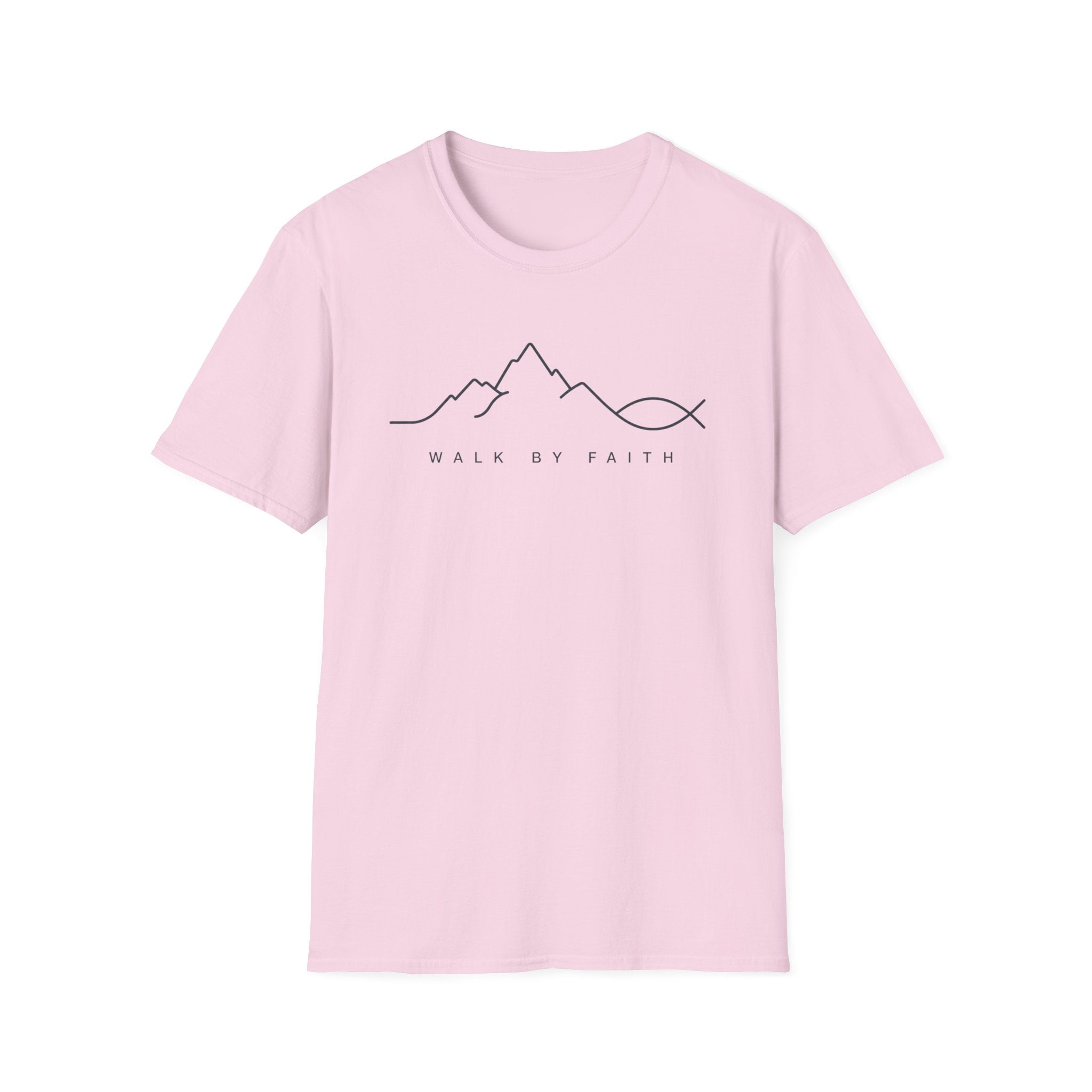 Walk By Faith Line Art T-shirt