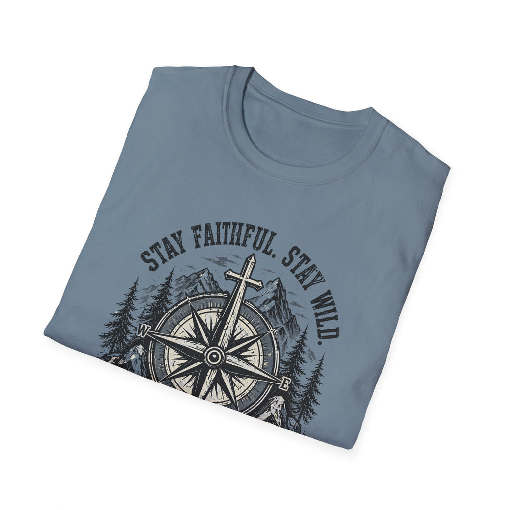 Stay Faithful Stay Wild Compass T-Shirt