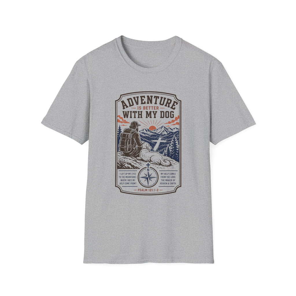 Adventure Is Better With My Dog Badge T-Shirt