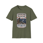 Adventure Is Better With My Dog T-Shirt — Hiking Dog Lover Tee
