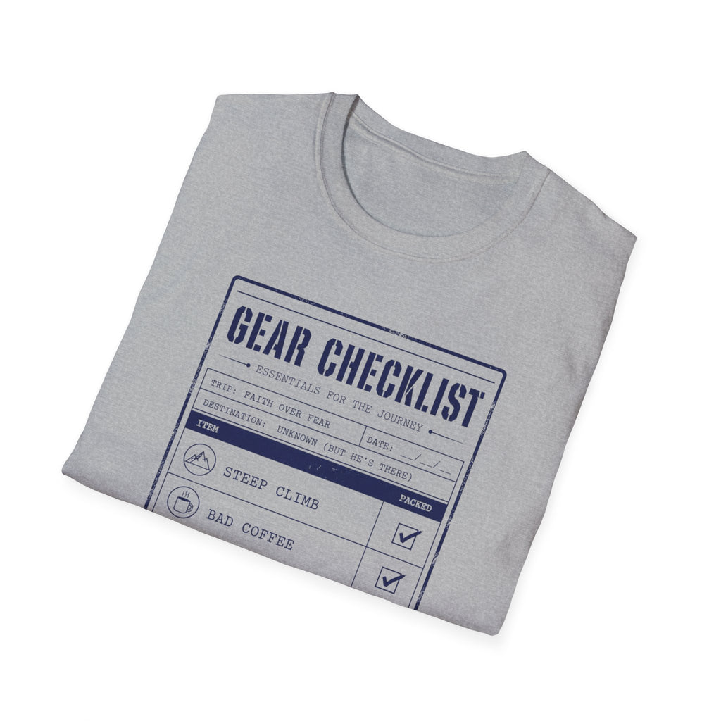 Gear Checklist Still Blessed T-Shirt